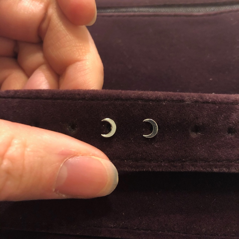 Sterling Silver Crescent Moon Earrings